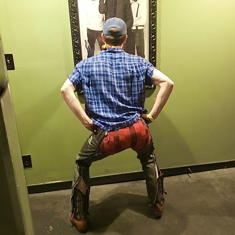 Nashville Bachelor Showing Off His Pixelated Boxers.